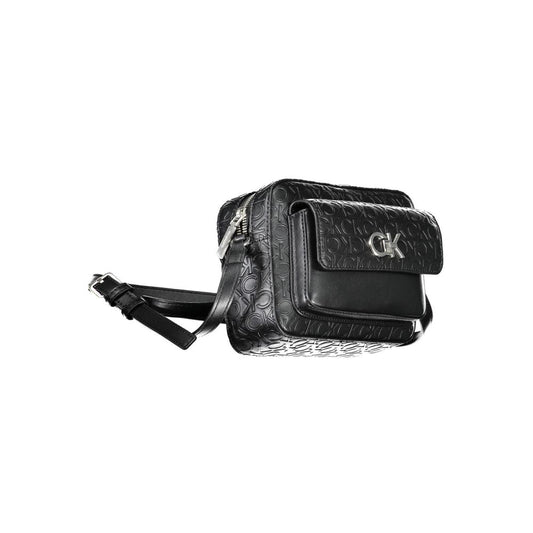 Sac à main en polyester noir