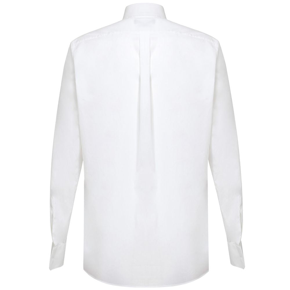 Camisa de algodón blanca