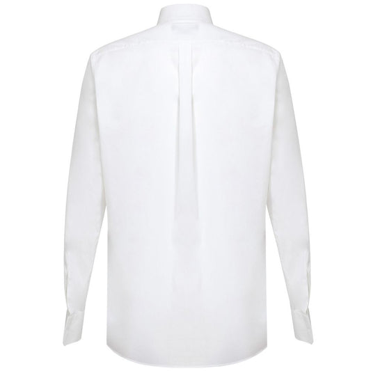 Camisa de algodón blanca