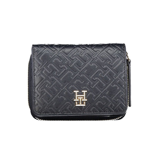 Cartera de polietileno azul