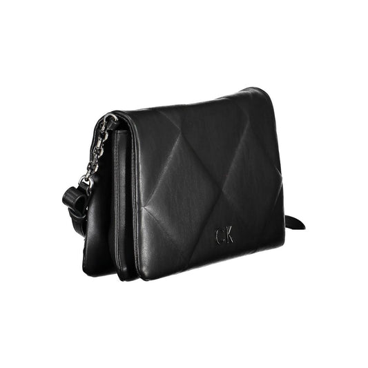 Sac à main en polyester noir