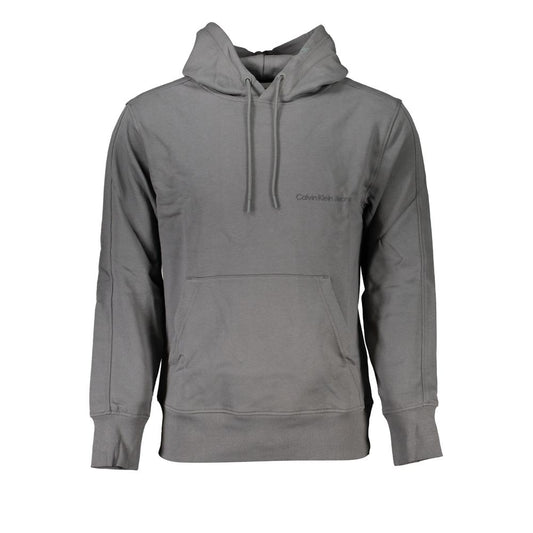 Sudadera con capucha gris elegante