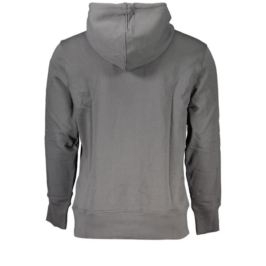 Sudadera con capucha gris elegante