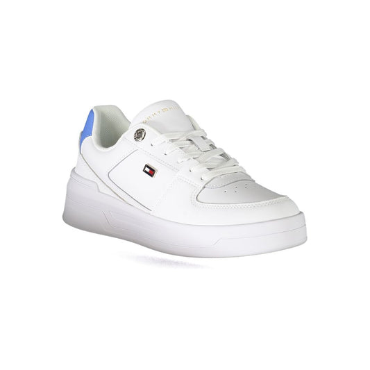 Zapatilla deportiva de poliéster blanca