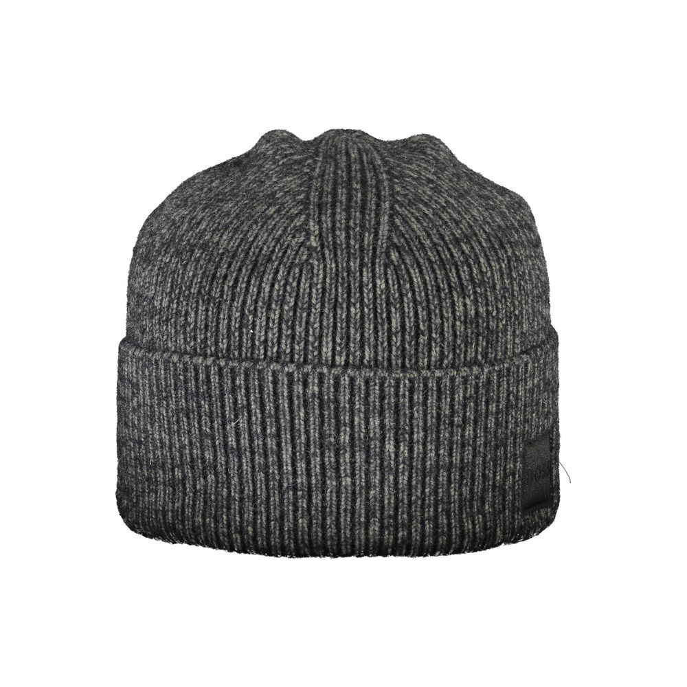 Gorra de poliamida negra para hombre