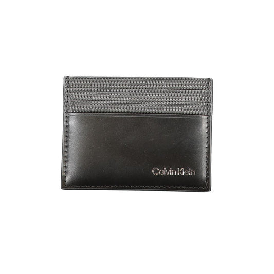 Cartera de cuero negra