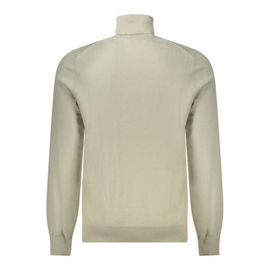 Suéter de algodón beige para hombre