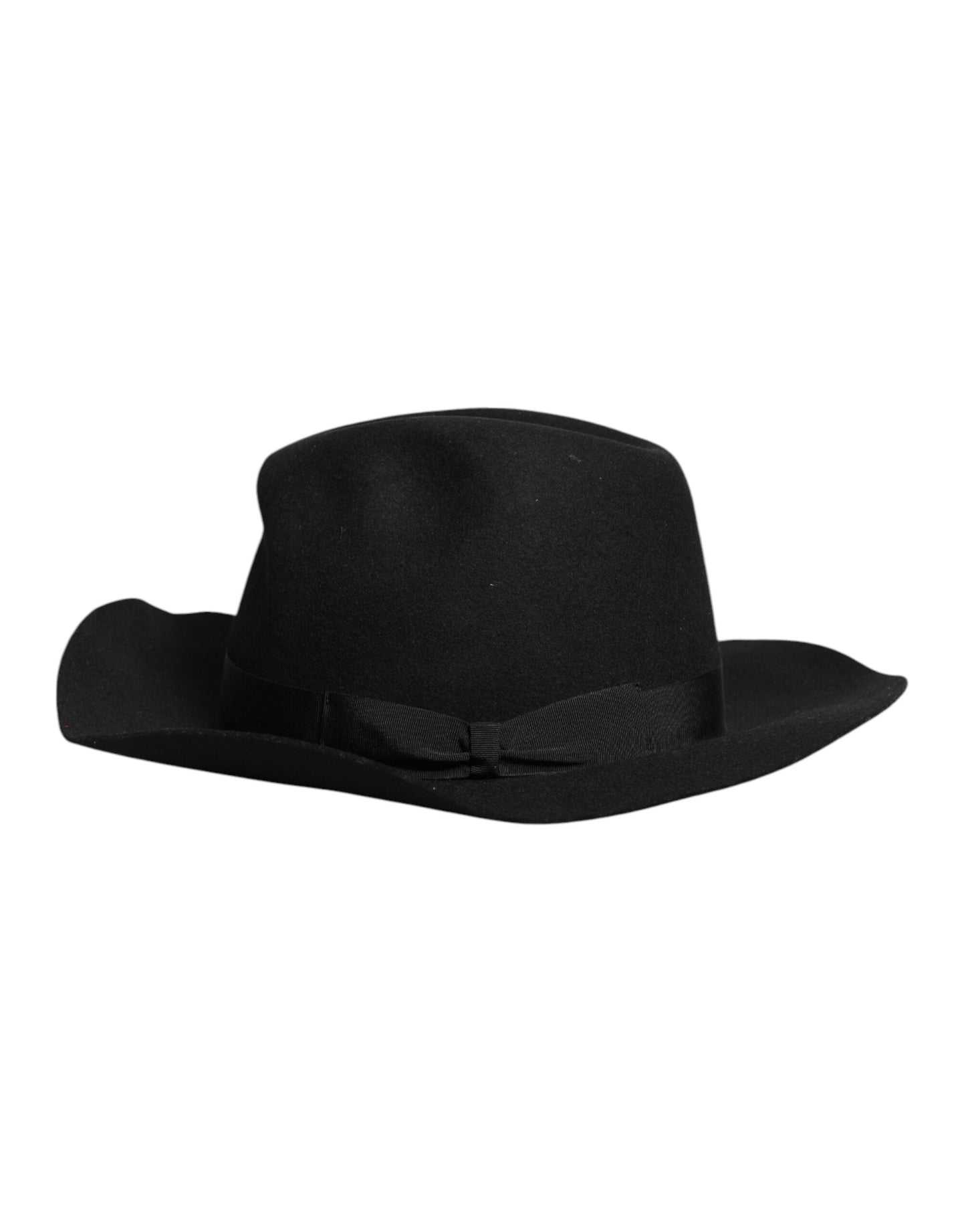 Chapeau Fedora Trilby noir à large bord