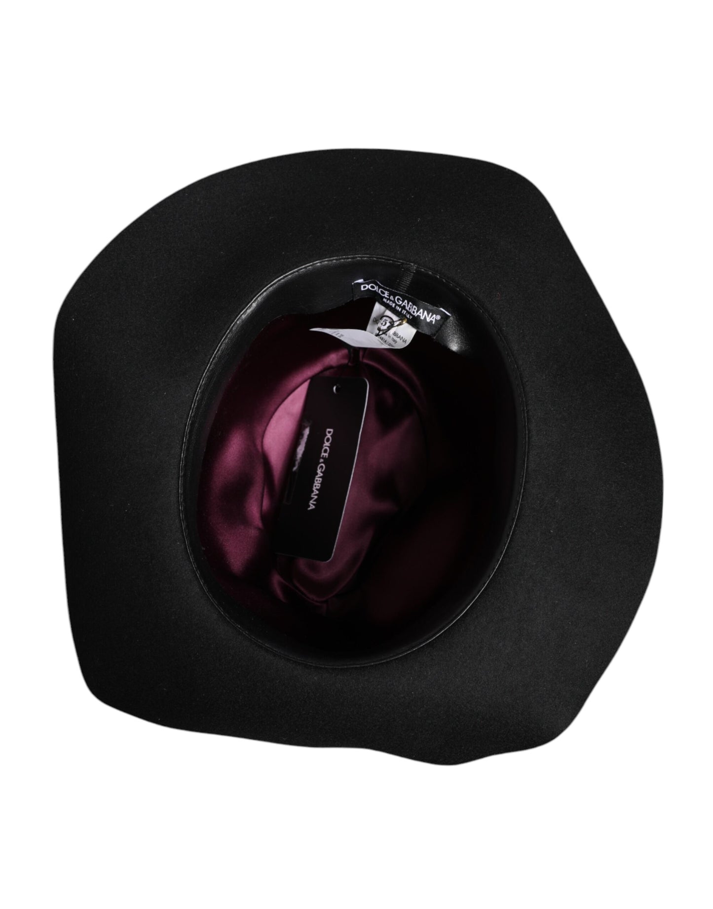 Chapeau Fedora Trilby noir à large bord
