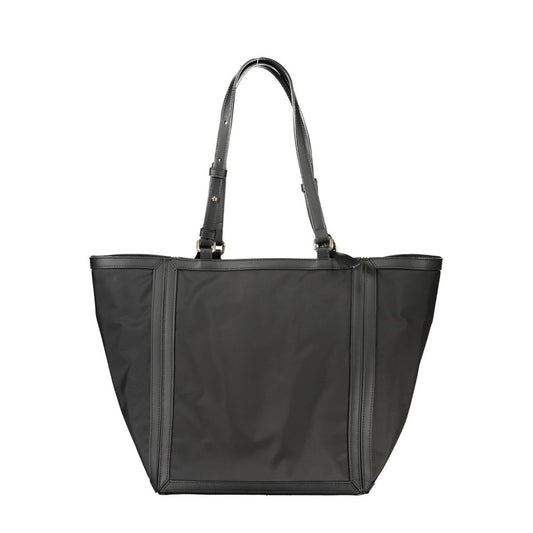 Sac à main en polyester noir
