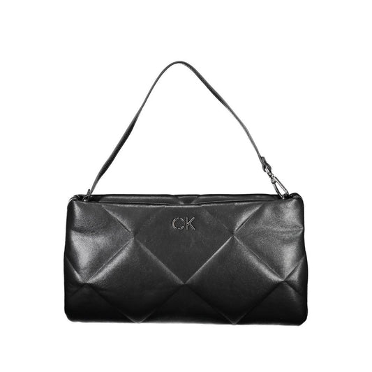 Sac à main en polyester noir