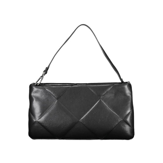 Sac à main en polyester noir