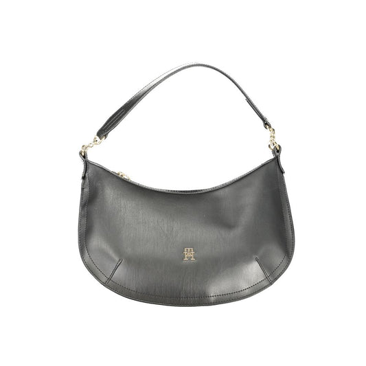 Sac à main en polyéthylène noir