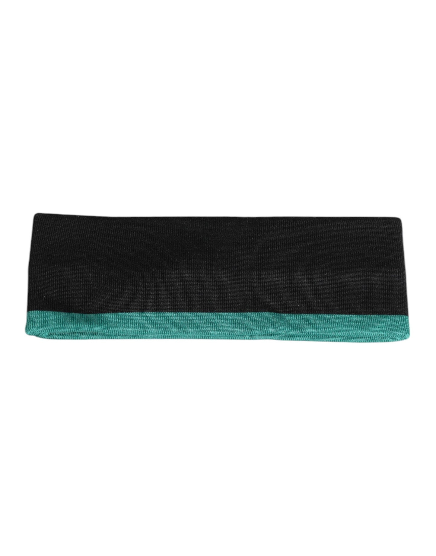 Bonnet bandeau en tricot de soie noire DG Queen