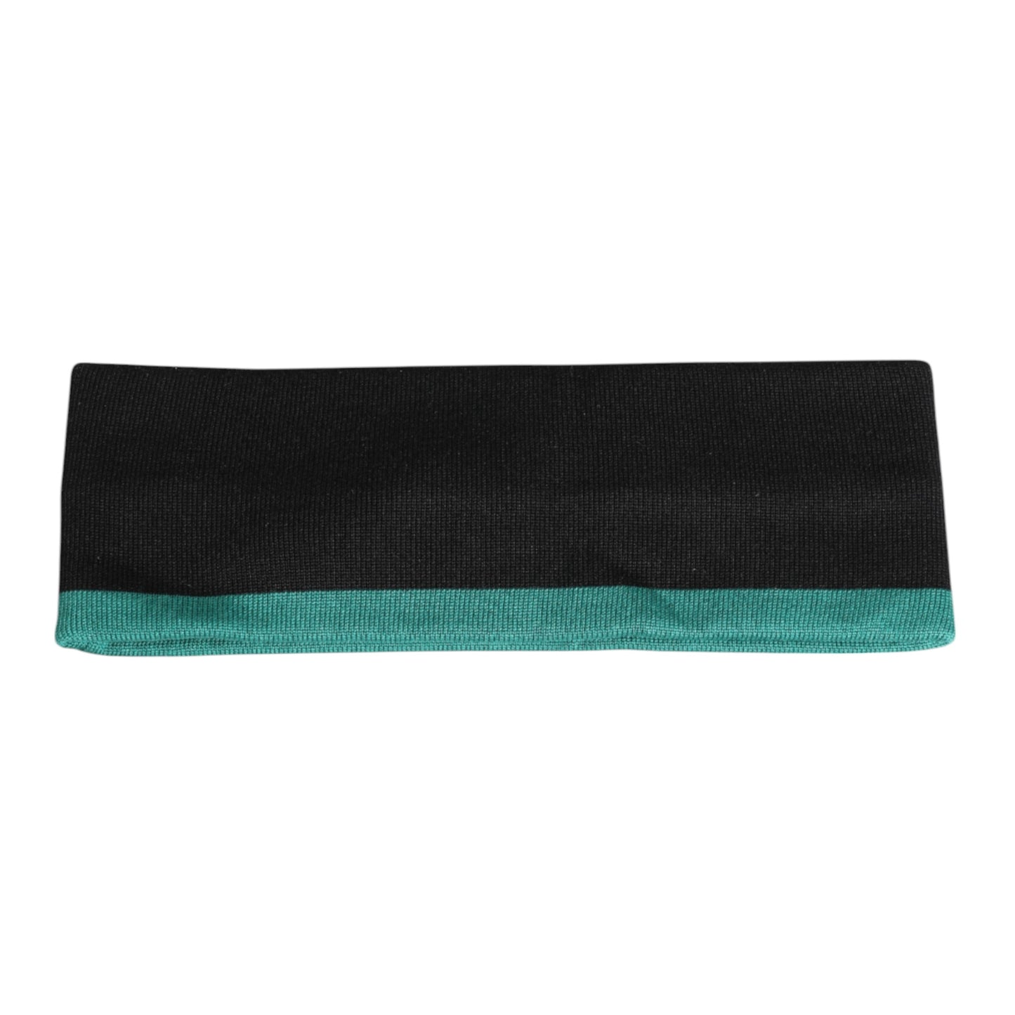 Bonnet bandeau en tricot de soie noire DG Queen