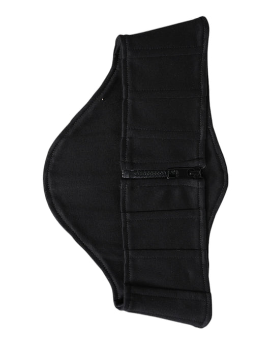 Ceinture de smoking en coton noir