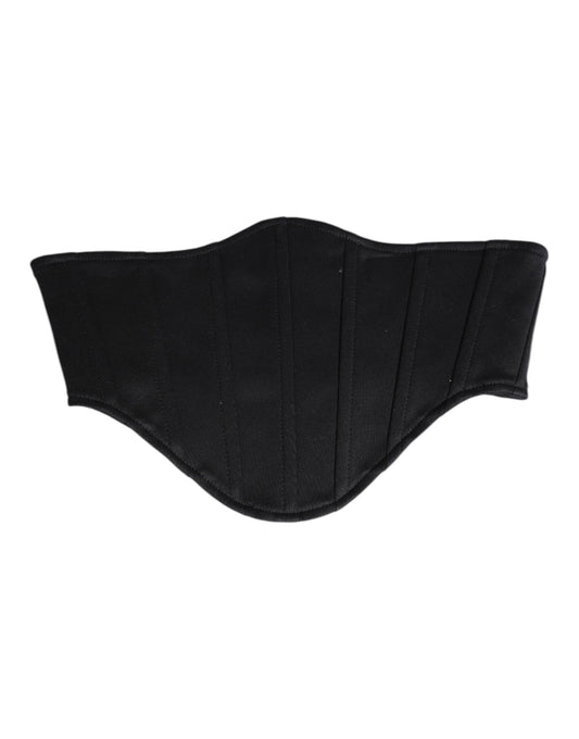 Ceinture de smoking en coton noir