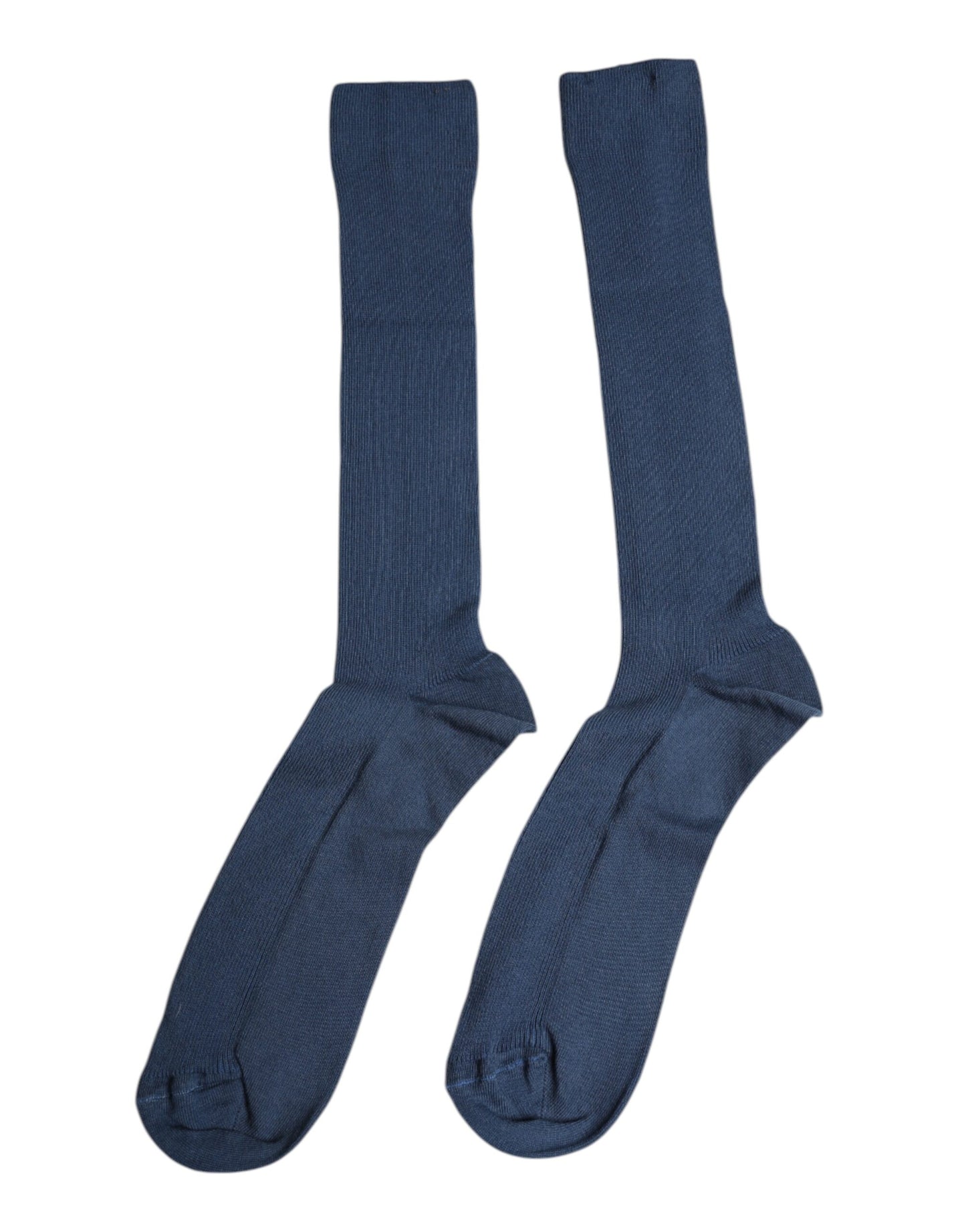 Calcetines por encima de la pantorrilla con el logotipo de DG en algodón azul
