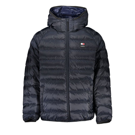 Chaqueta elegante con capucha de poliéster reciclado