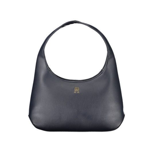 Sac à main en polyester bleu