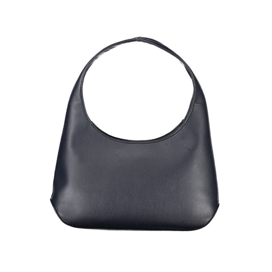 Sac à main en polyester bleu