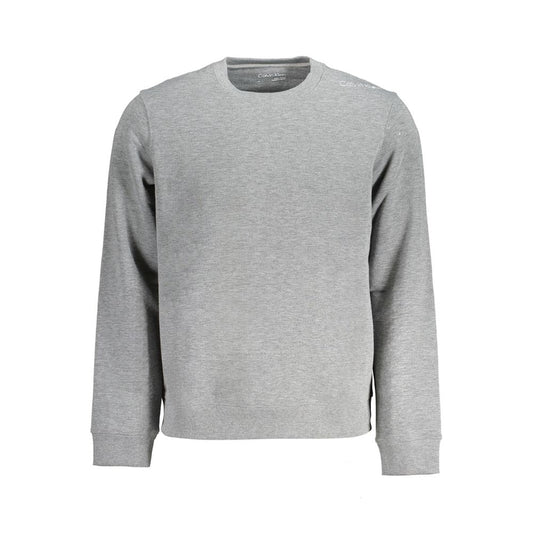 Suéter de poliéster gris