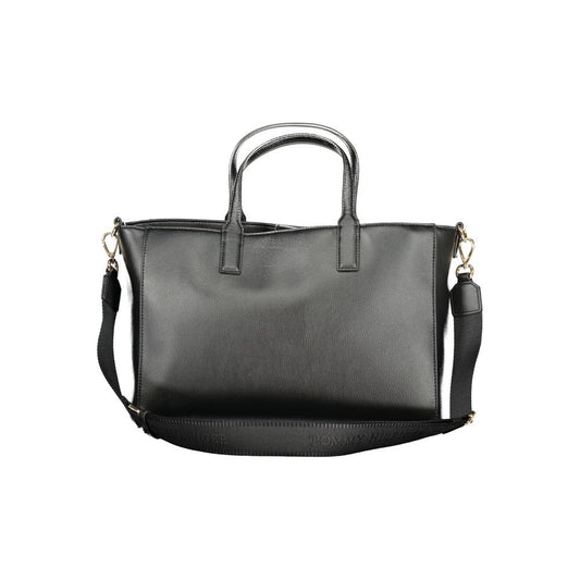 Sac à main femme en polyester noir