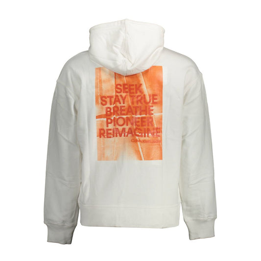 Pull homme en coton blanc