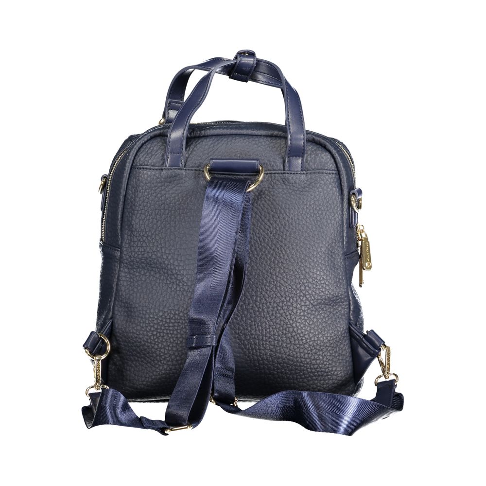 Sac à dos bleu en polyéthylène pour femme