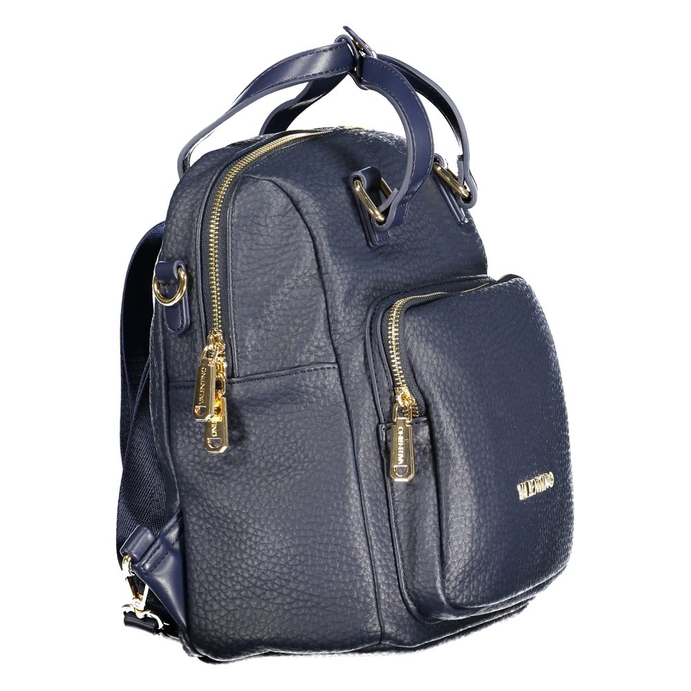 Sac à dos bleu en polyéthylène pour femme