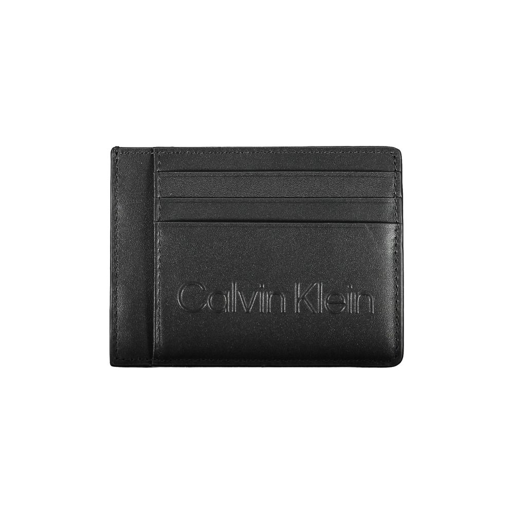 Cartera de polietileno negra para hombre
