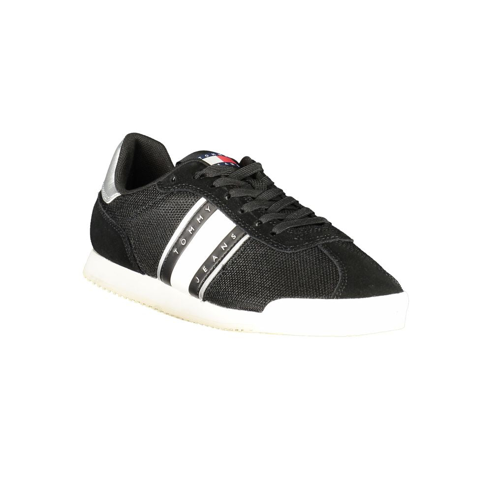 Baskets noires en polyester pour femmes