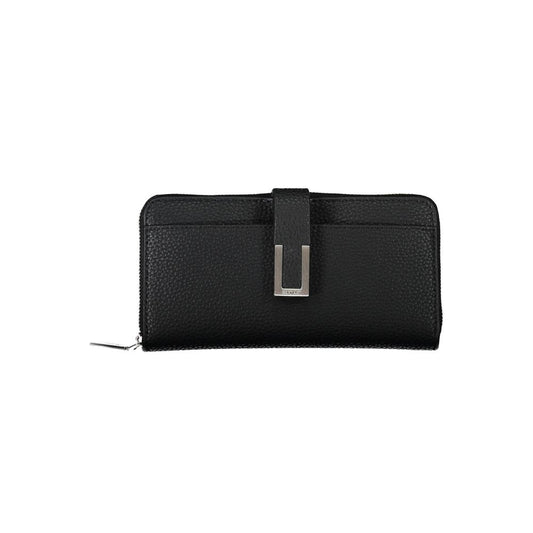 Cartera de mujer de poliéster negro