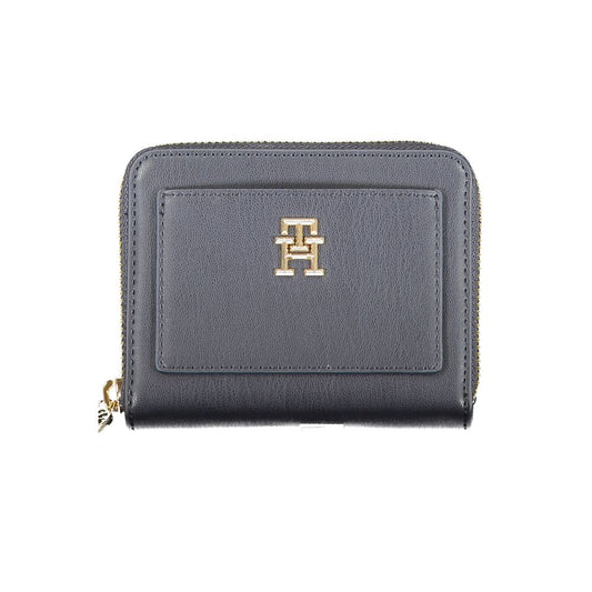 Cartera de polietileno azul