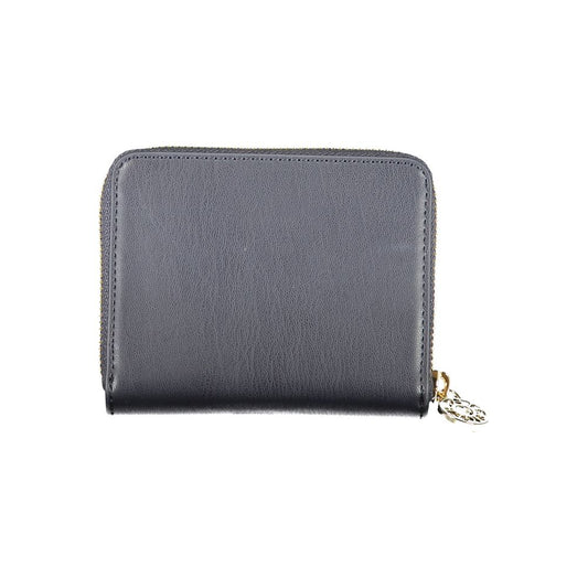 Cartera de polietileno azul