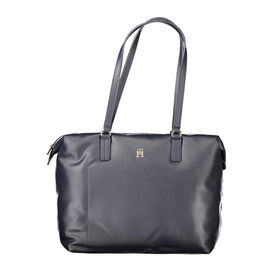 Sac à main femme en polyester bleu