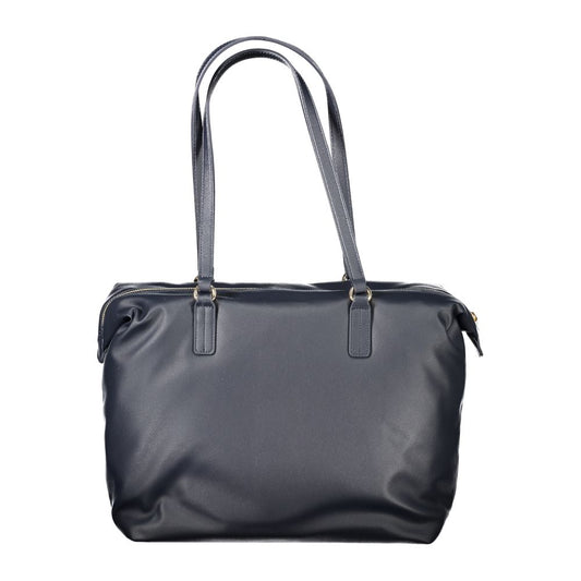 Sac à main femme en polyester bleu