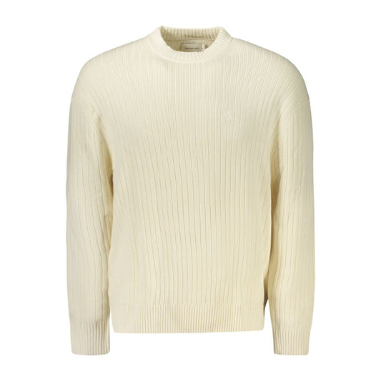Suéter blanco de algodón para hombre