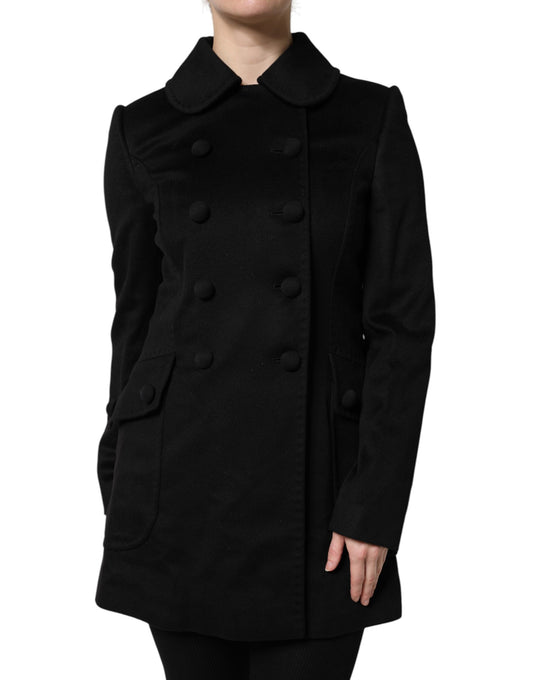 Chaqueta estilo blazer Sartoria Italiano de lana negra