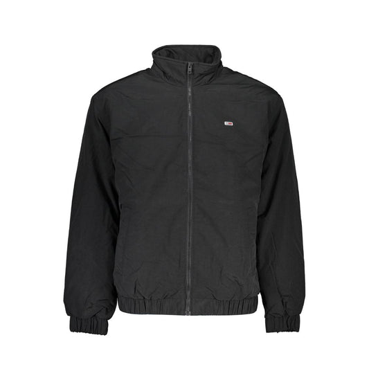 Chaqueta de poliéster negra para hombre