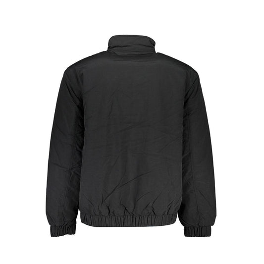 Chaqueta de poliéster negra para hombre