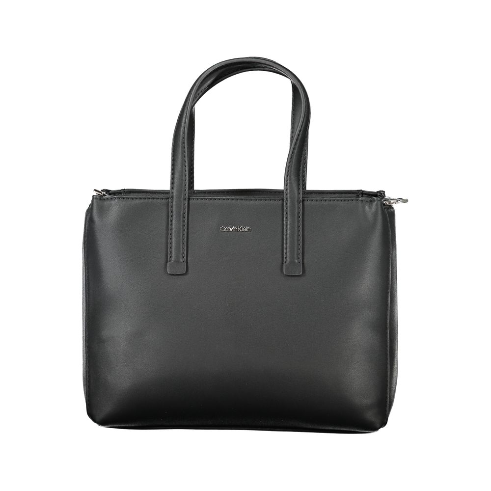 Sac à main femme en polyester noir