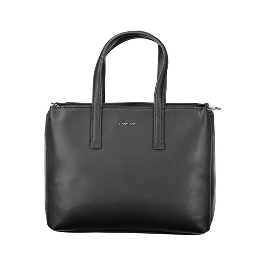 Sac à main femme en polyester noir