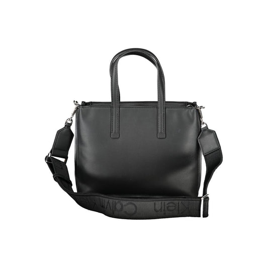 Sac à main femme en polyester noir