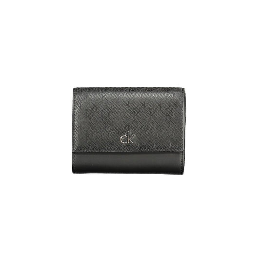 Cartera de mujer de poliéster negro