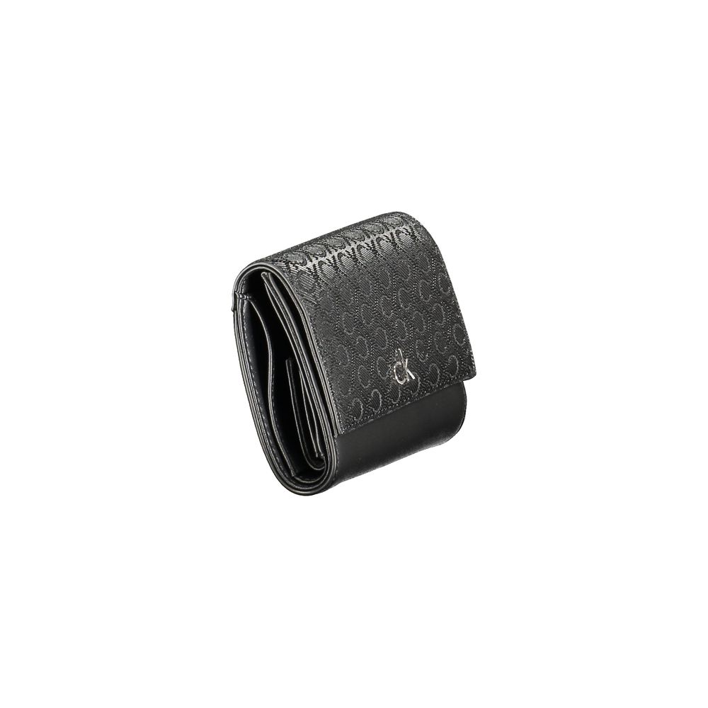 Cartera de mujer de poliéster negro