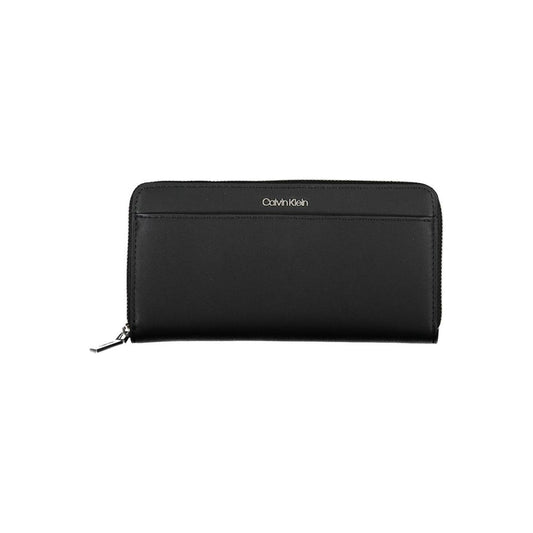 Portefeuille femme en polyéthylène noir