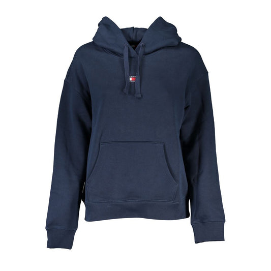 Pull femme en coton bleu