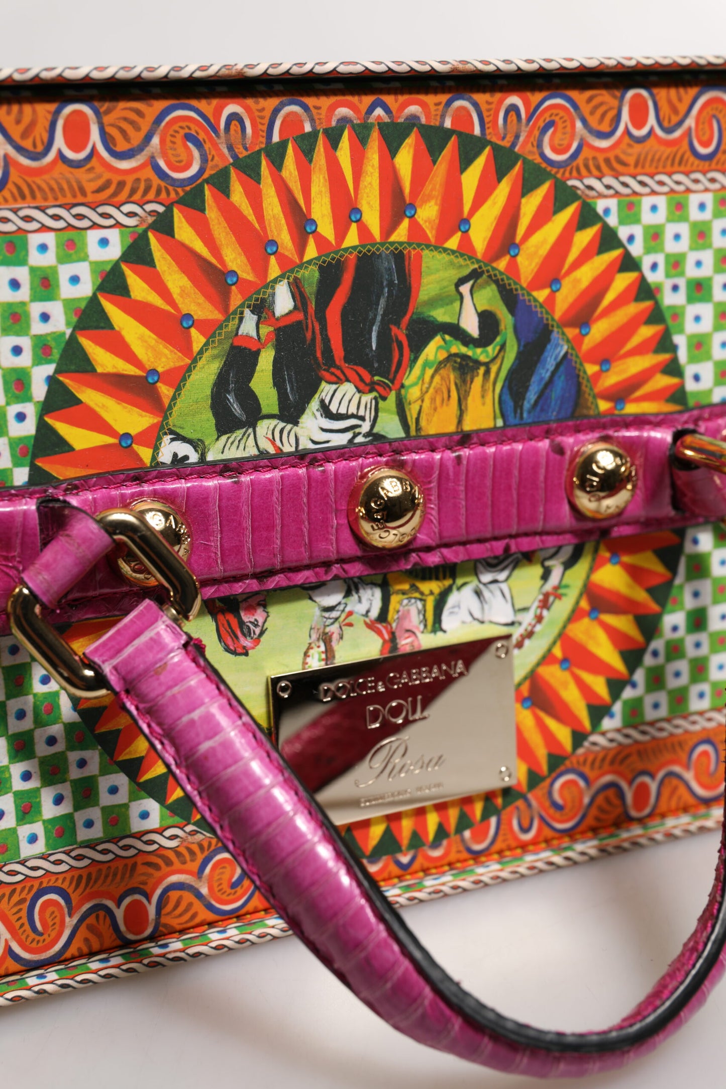 Pink Dress Ceramic Porcelain Fashion Leather Sicily Dolls