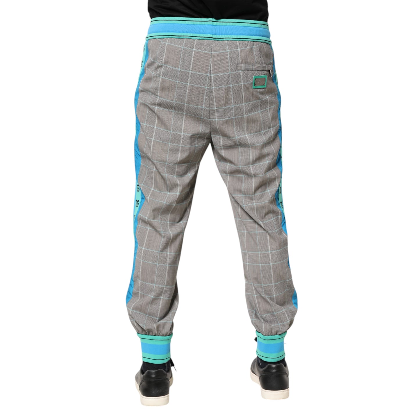Pantalon de jogging multicolore en coton pour homme